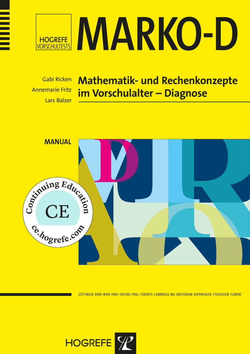 Test komplett bestehend aus: Manual, 10 Protokollbogen, 10 Ergebnisbogen, Aufgabenbuch, Aufgabenkarten, je 15 rote und blaue Chips und Mappe