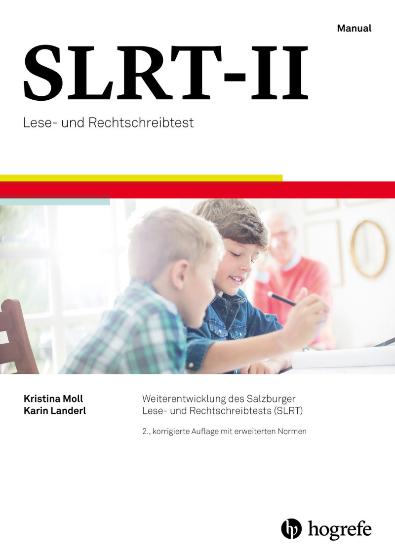 Test komplett bestehend aus: Manual, 10 Protokollbogen Lesetest Form A, 10 Protokollbogen Lesetest Form B, Leseblatt Form A (Wörter), Leseblatt Form A (Pseudowörter), Leseblatt Form B (Wörter), Leseblatt Form B (Pseudowörter), 10 Protokollbogen Form A (Re