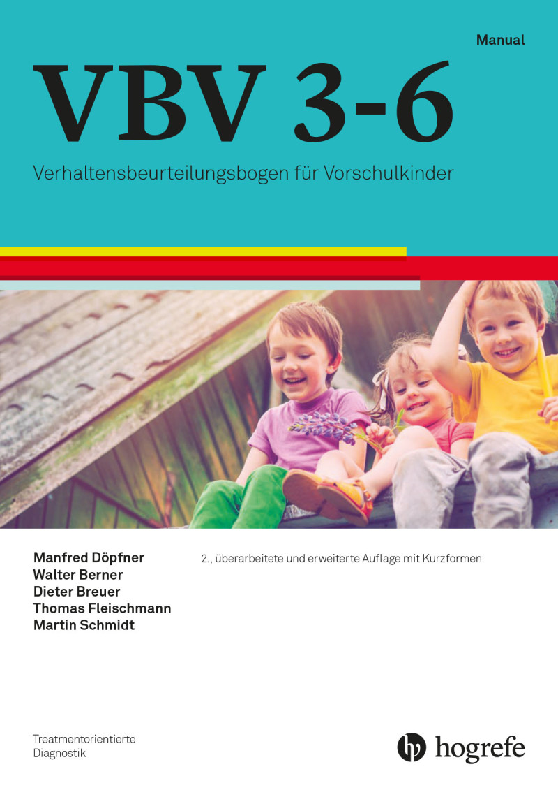 Test komplett bestehend aus: Manual, 10 Fragebogen VBV-EL, 10 Fragebogen VBV-ER, 10 Item-Auswertungsbogen VBV-EL, 10 Item-Auswertungsbogen VBV-ER, 10 Auswertungsbogen VBV-EL/VBV-ER, 1 Schablonensatz VBV-EL/VBV-ER, 10 Fragebogen VBV-K-EL, 10 Fragebogen VBV